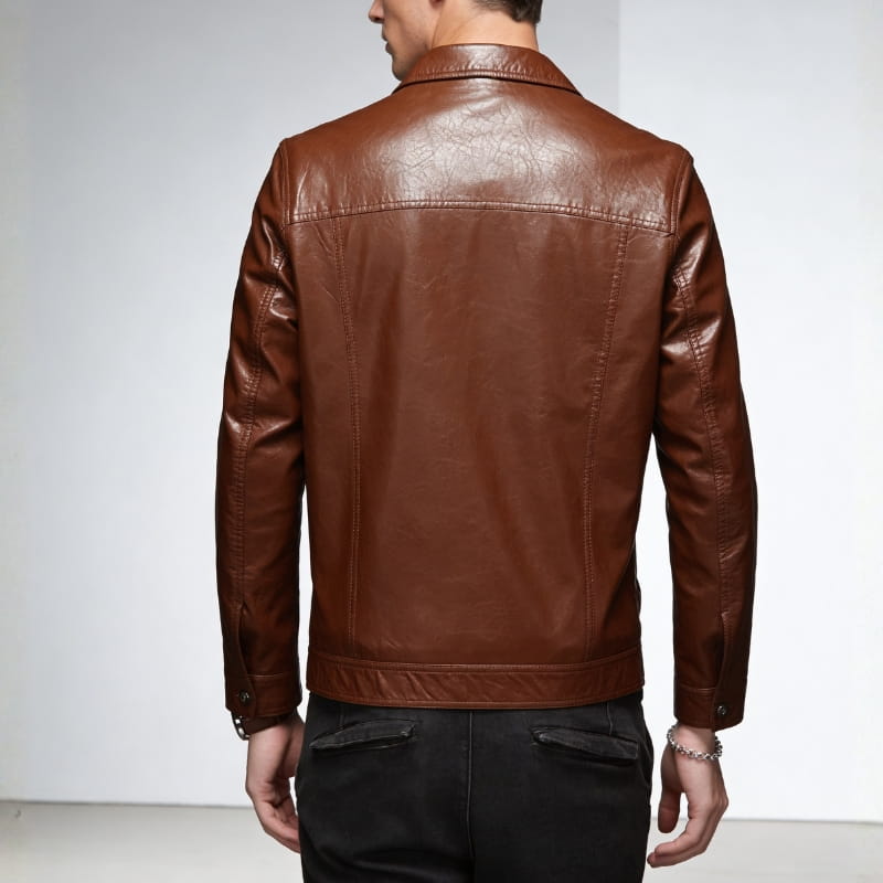 Emiliano Men’s Genuine Leather Jacket