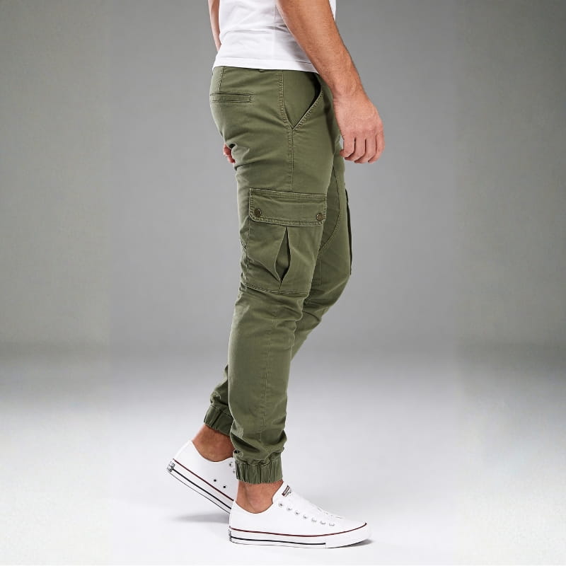 Rafael Cotton Blend Pants – Relaxed Utility Stretch Urban Trousers