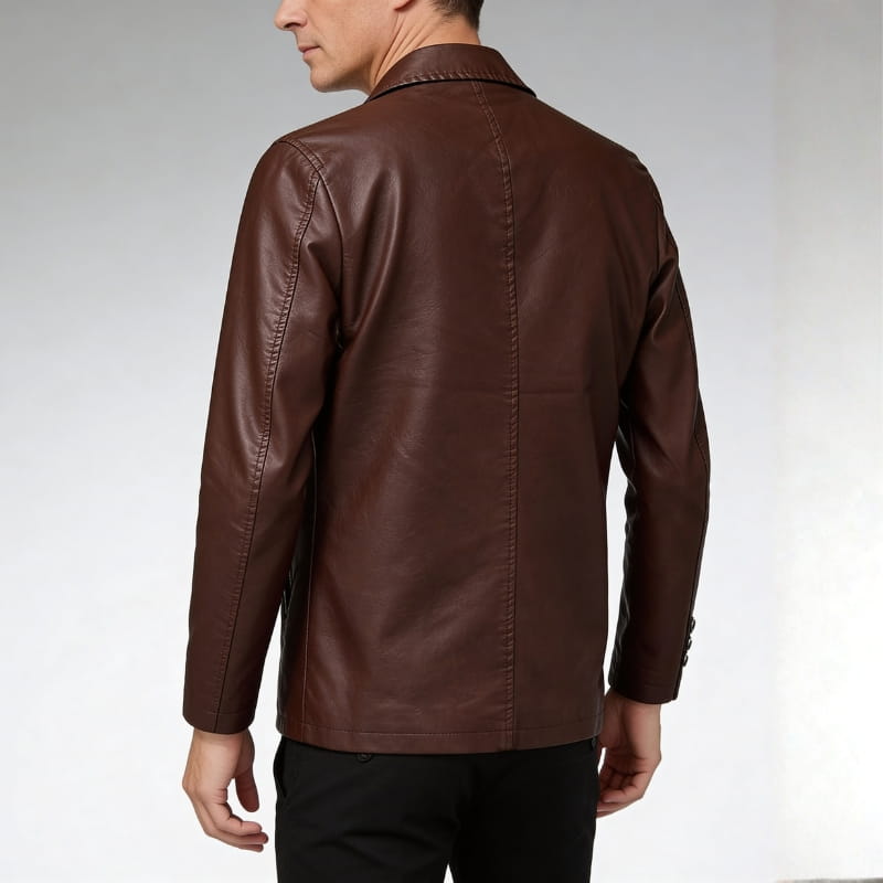 Sergio Men’s Eco-Leather Jacket