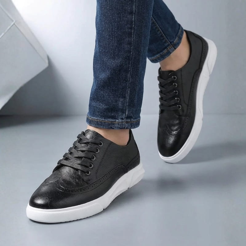 Reno Men's Leather Brogue Casual Shoes