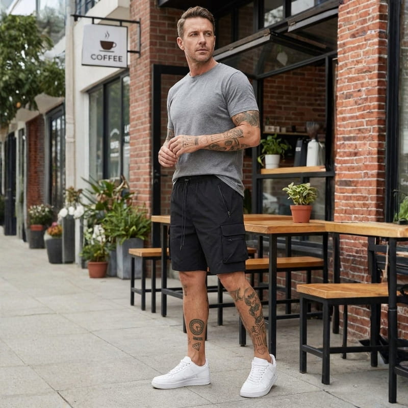 Silvano Men’s Technical Cargo Shorts