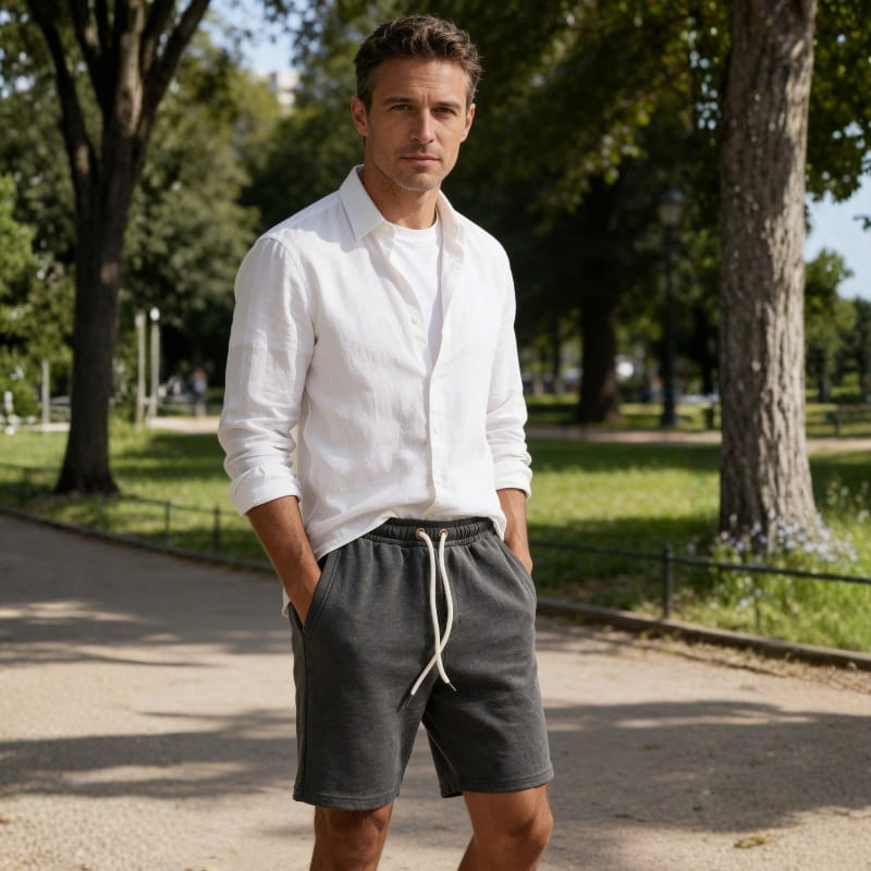 Hudson Men's Cotton Drawstring Shorts