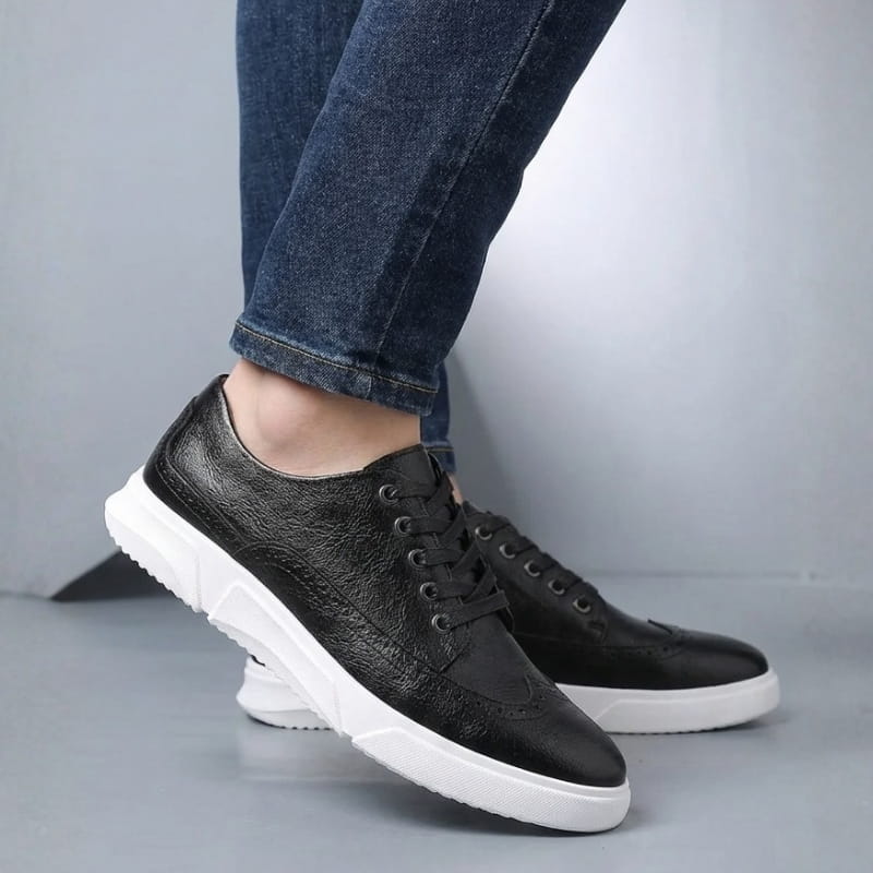 Reno Men's Leather Brogue Casual Shoes