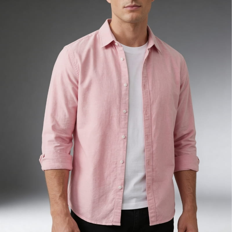 Harrison Men's Relaxed Cotton Button-Down Shirt