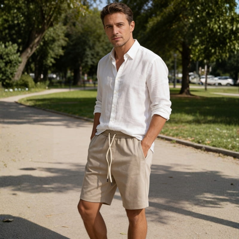 Hudson Men's Cotton Drawstring Shorts