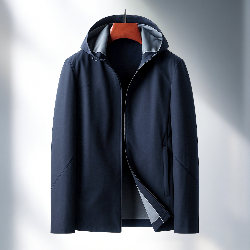 Rafael Men’s Thermal Jacket – Wind & Water Resistant Hooded Outerwear