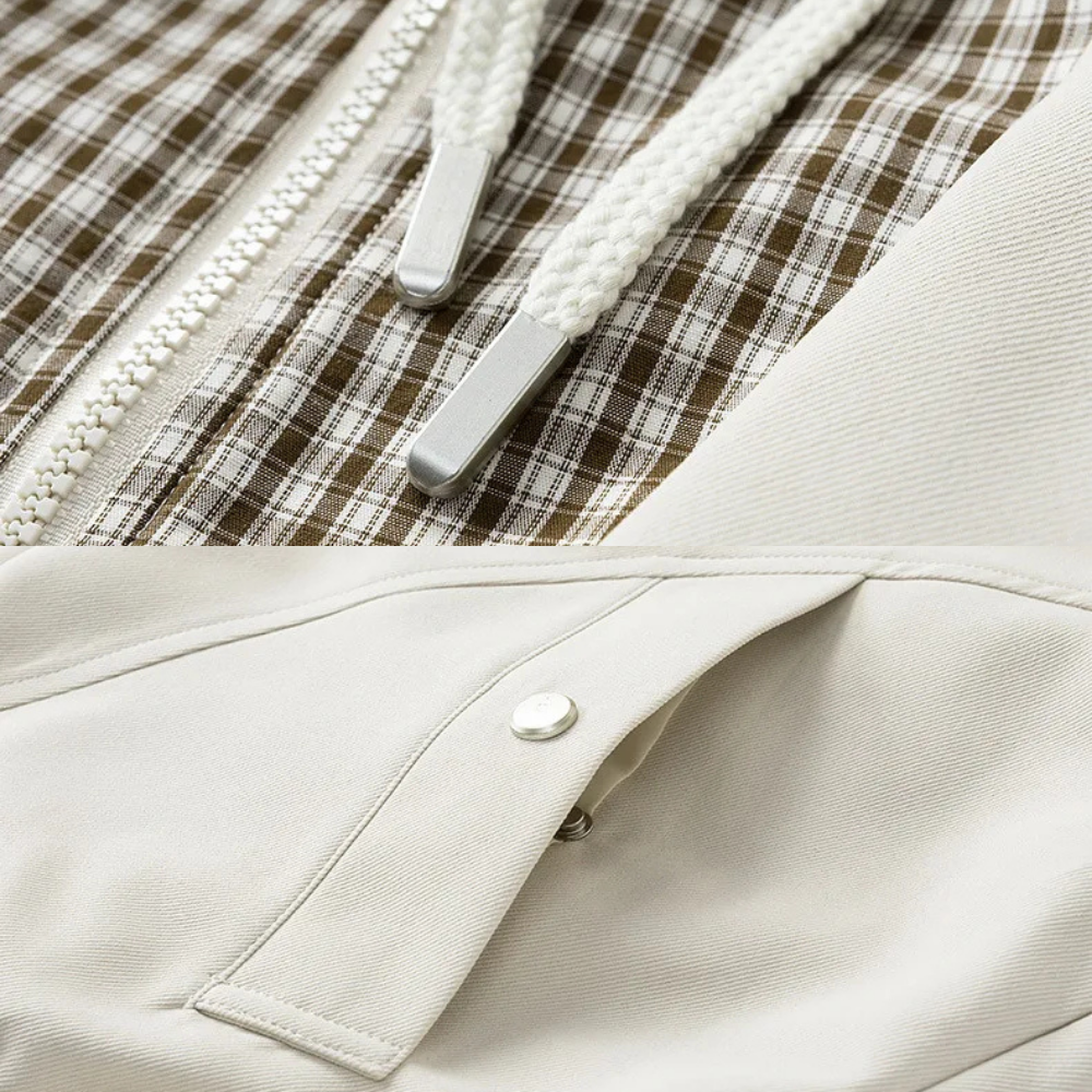 Darian Men’s Jacket – Lightweight Hooded Zip-Up Jacket