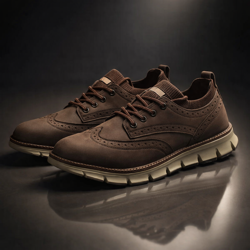 Theodore Premium Suede Trainers – Everyday Comfort Casual Shoes