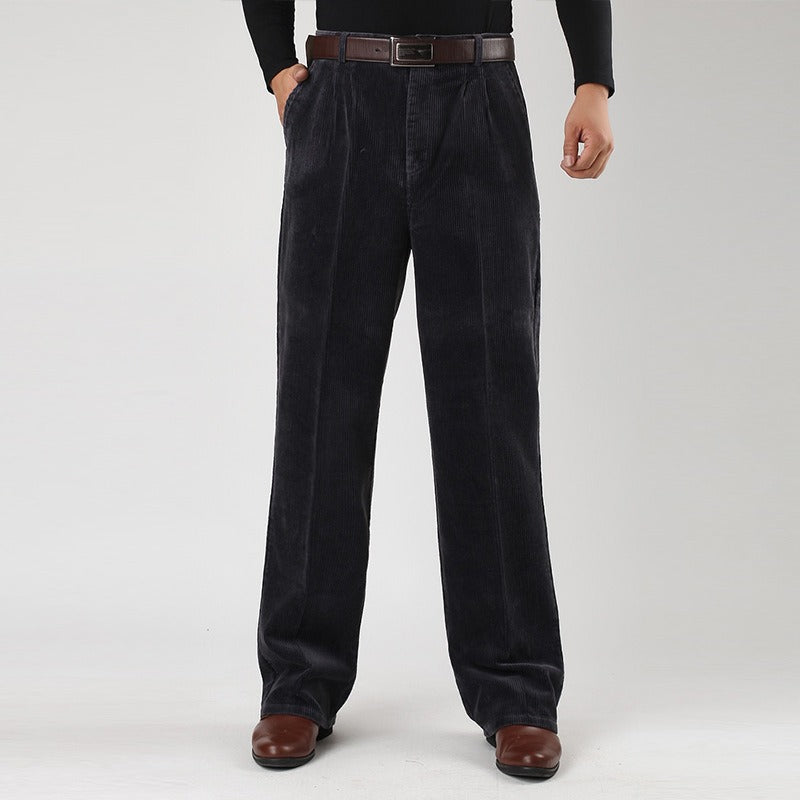 Miguel Men’s Corduroy Trousers – Premium Cotton with Structured Fit