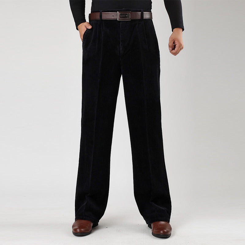 Miguel Men’s Corduroy Trousers – Premium Cotton with Structured Fit