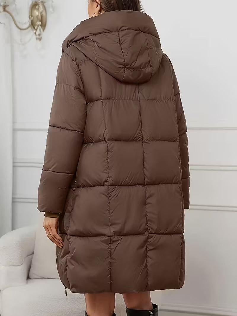 Madonna Women’s Hooded Lightweight Coat – Quilted Winter Jacket for Everyday Warmth