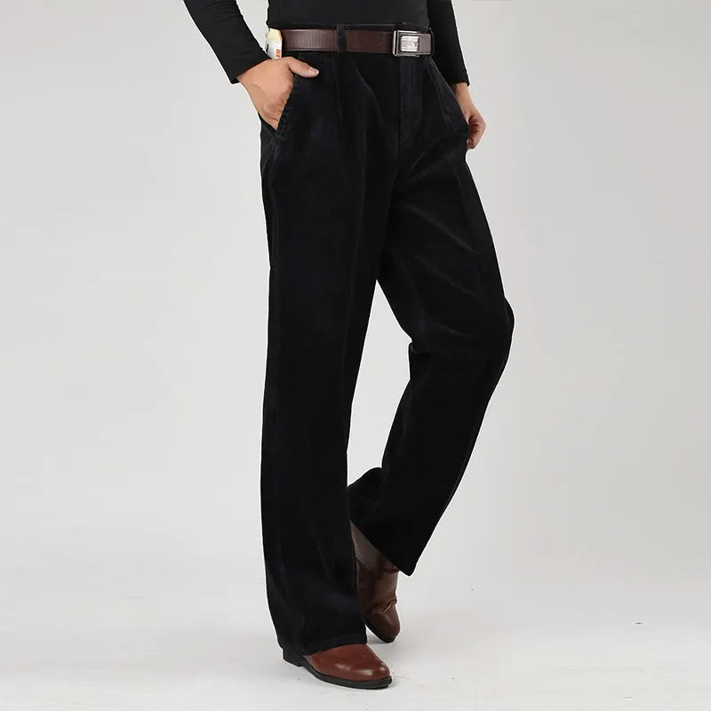 Miguel Men’s Corduroy Trousers – Premium Cotton with Structured Fit