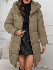 Madonna Women’s Hooded Lightweight Coat – Quilted Winter Jacket for Everyday Warmth