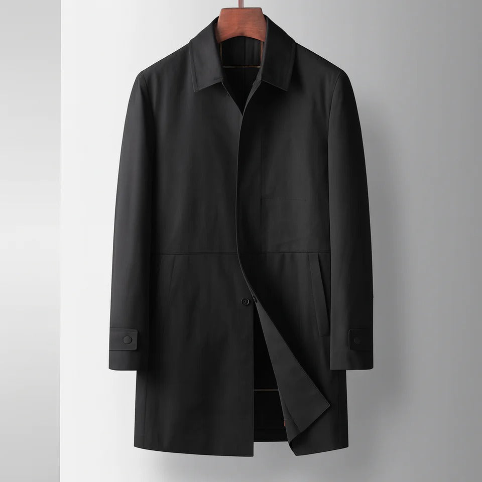 Lisbon Men’s Trench Coat – Lightweight Jacket for Autumn Layering