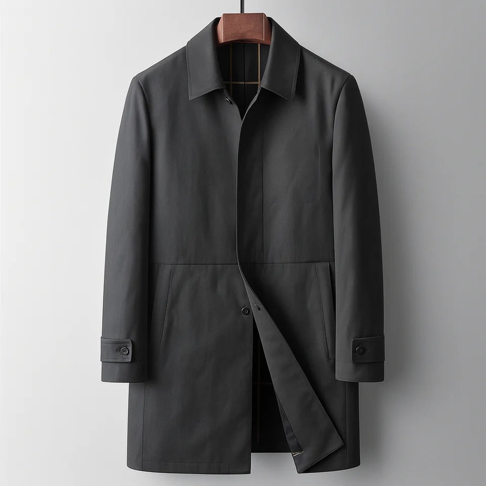 Lisbon Men’s Trench Coat – Lightweight Jacket for Autumn Layering