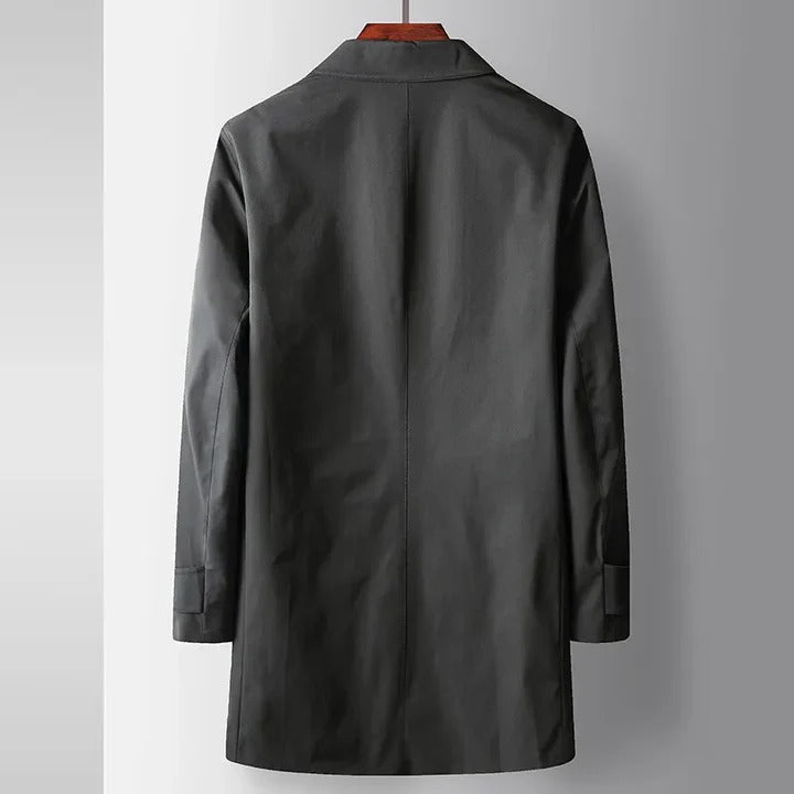 Lisbon Men’s Trench Coat – Lightweight Jacket for Autumn Layering