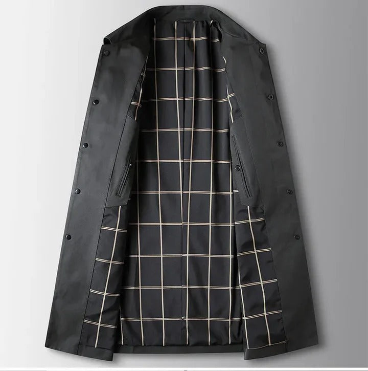 Lisbon Men’s Trench Coat – Lightweight Jacket for Autumn Layering