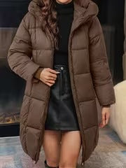 Madonna Women’s Hooded Lightweight Coat – Quilted Winter Jacket for Everyday Warmth