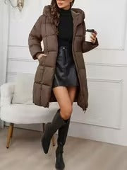 Madonna Women’s Hooded Lightweight Coat – Quilted Winter Jacket for Everyday Warmth