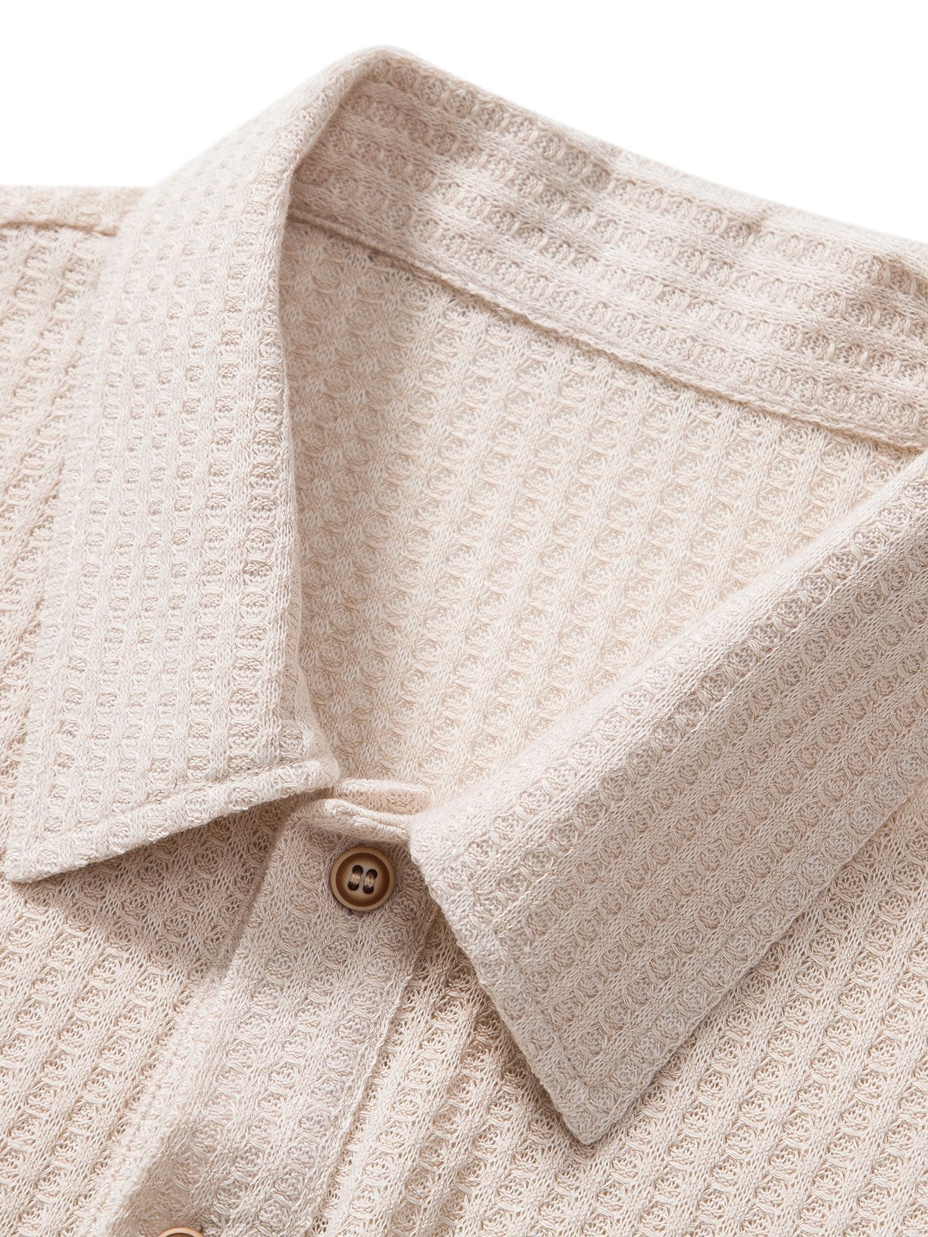 Dante Men's Waffle Knit Polo Shirt
