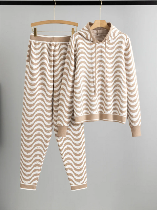 Zoe Knit Lounge Set – Breathable Knit with Relaxed Fit