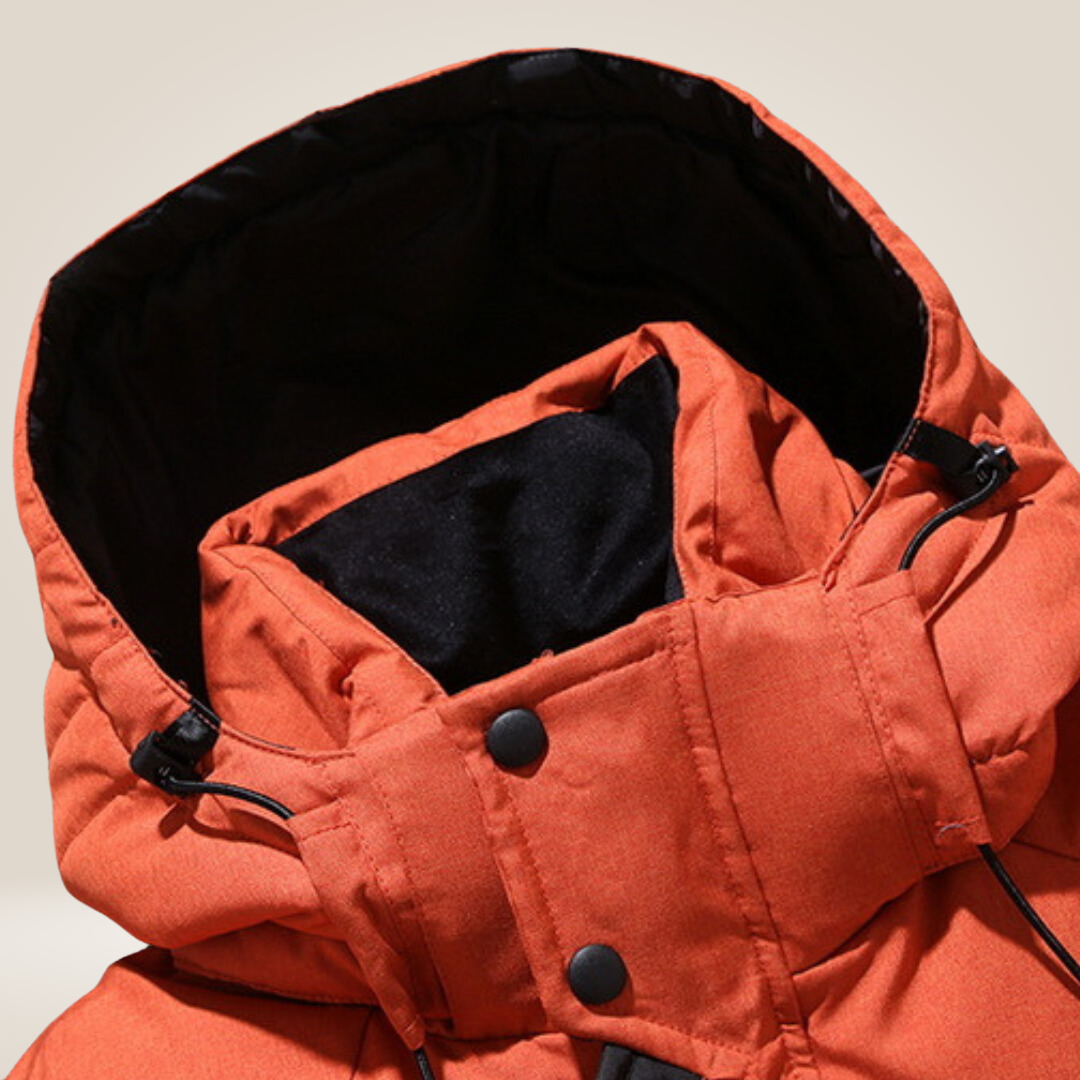Nick Men’s Winter Jacket – Goose Down Insulated & Water-Resistant Design