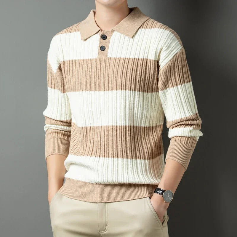 Anderson Men’s Wool Sweater – Soft Ribbed Knit with Classic Fit