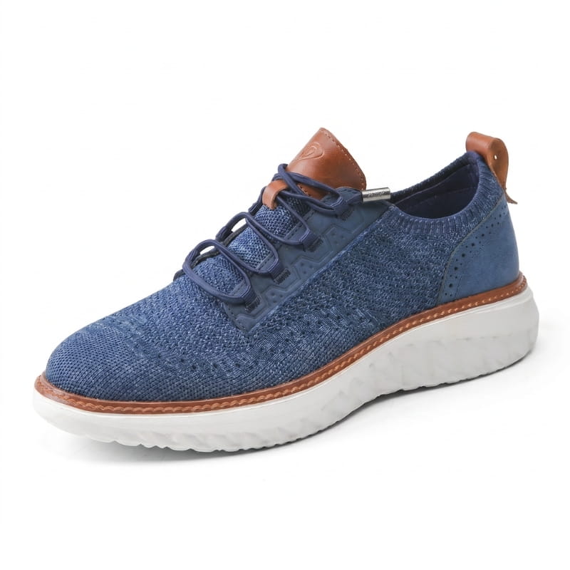 Colton Mesh Lace-Up Trainers – Lightweight Breathable Casual Footwear