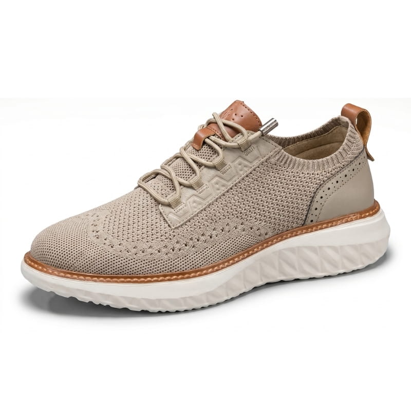 Colton Mesh Lace-Up Trainers – Lightweight Breathable Casual Footwear