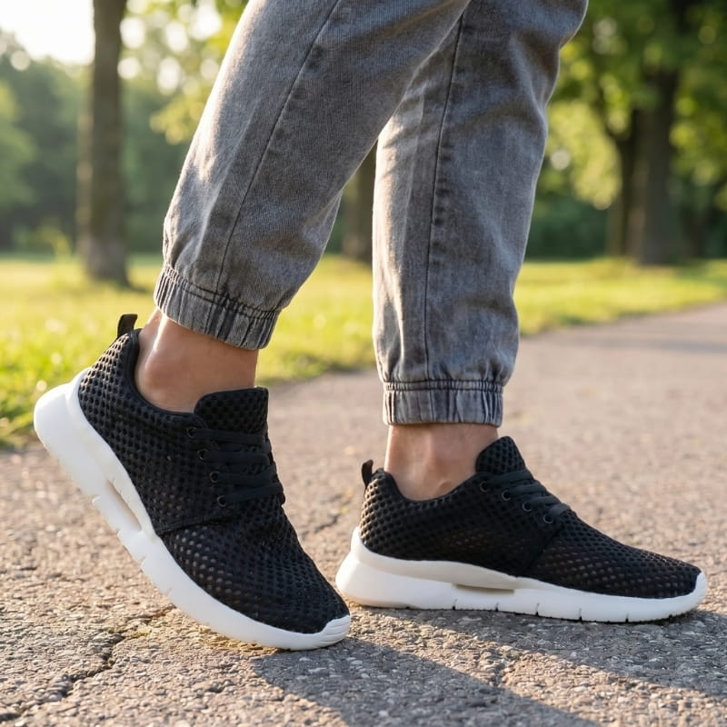 Axel Mesh Lightweight Trainers – Breathable Cloud Cushion Summer Footwear