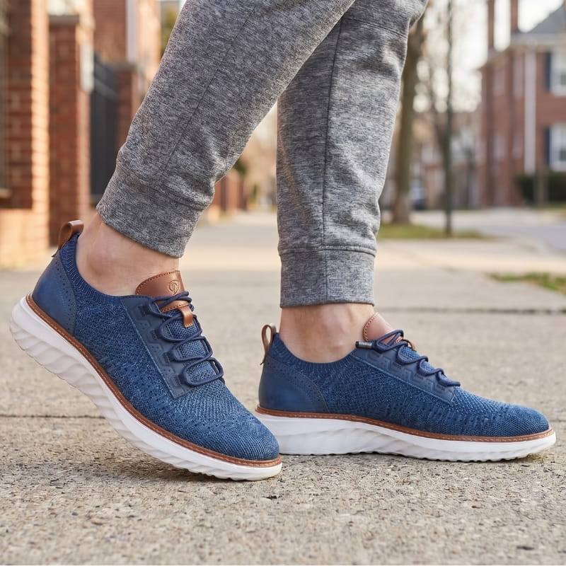 Colton Mesh Lace-Up Trainers – Lightweight Breathable Casual Footwear