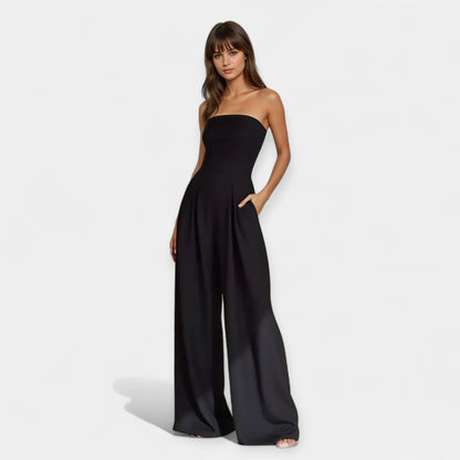 Amayah Full-Length Jumpsuit – Strapless Corset & Elegant Fit