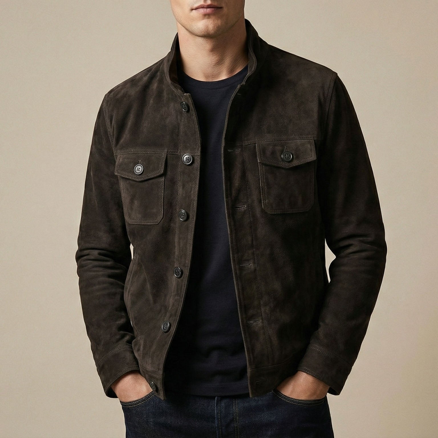 Fidel Men’s Suede Jacket
