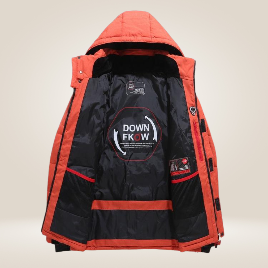 Nick Men’s Winter Jacket – Goose Down Insulated & Water-Resistant Design