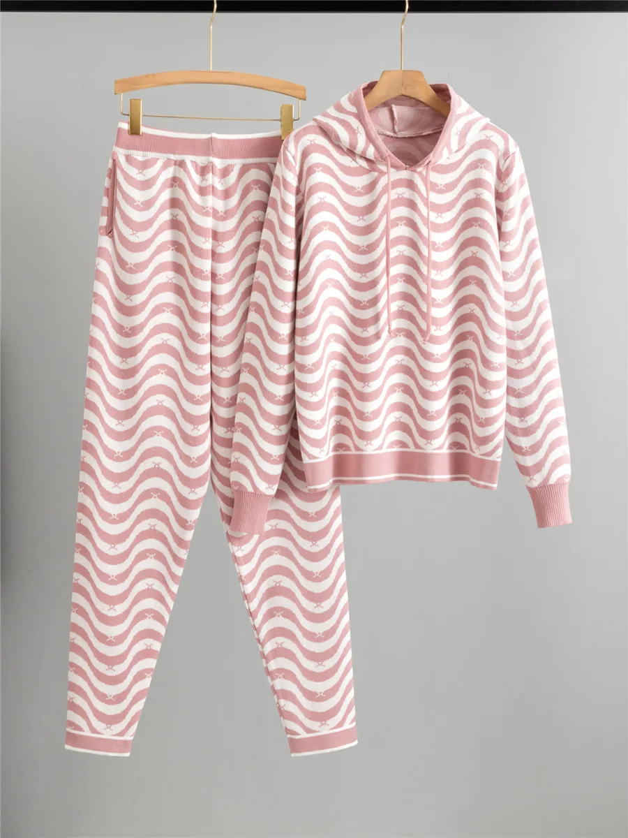 Zoe Women's Knit Lounge Set – Breathable Knit with Relaxed Fit