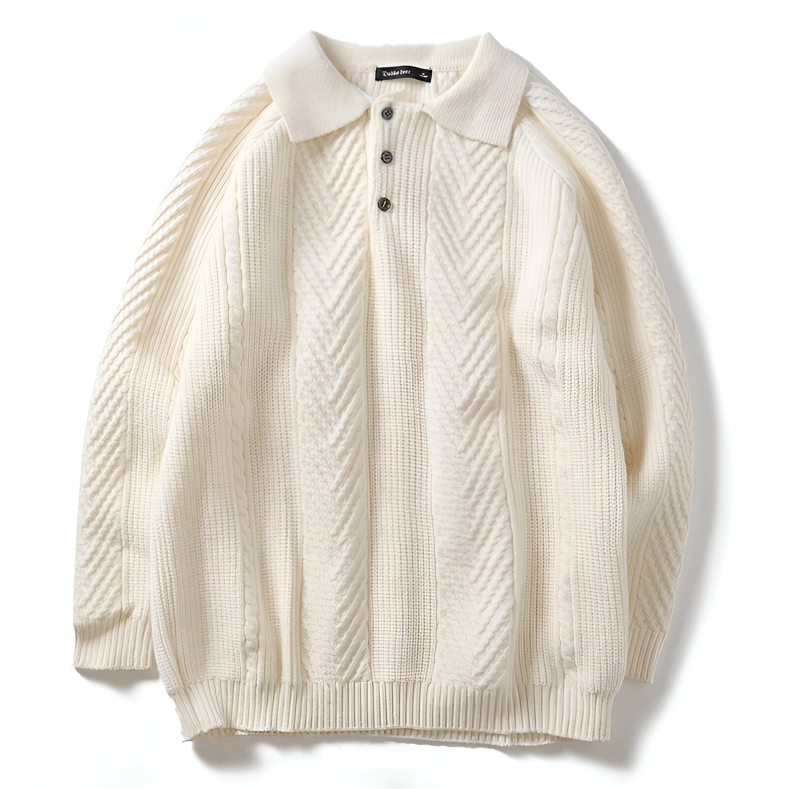 Grayson Men's Cashmere Sweater – Soft Polo Collar Knit
