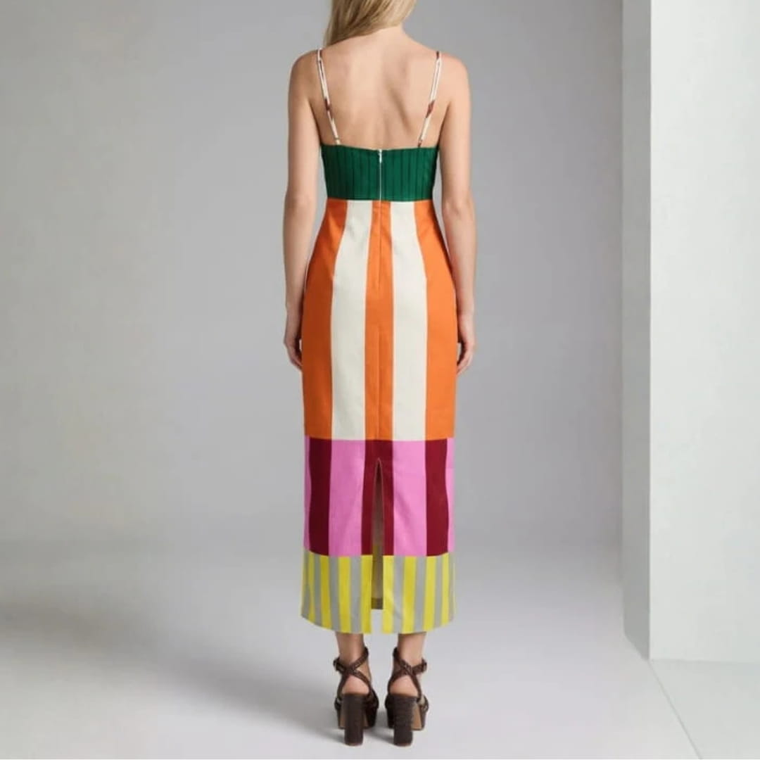 Alessia Paloma Multicolour Maxi Dress – Lightweight Breathable Elegant Fit