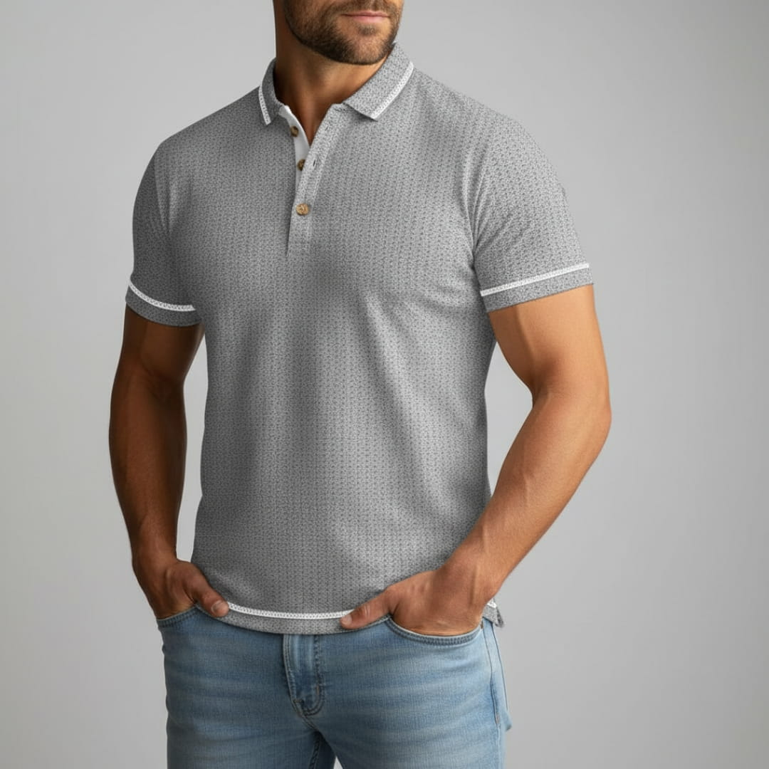 Sandro Cotton Blend Slim Fit Shirt — Breathable Tailored Casual Shirt