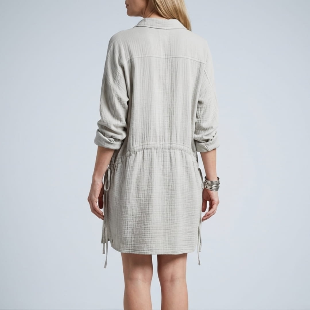 Margot Women’s Shirtdress – Relaxed Button-Up Design with Flattering Loose Fit