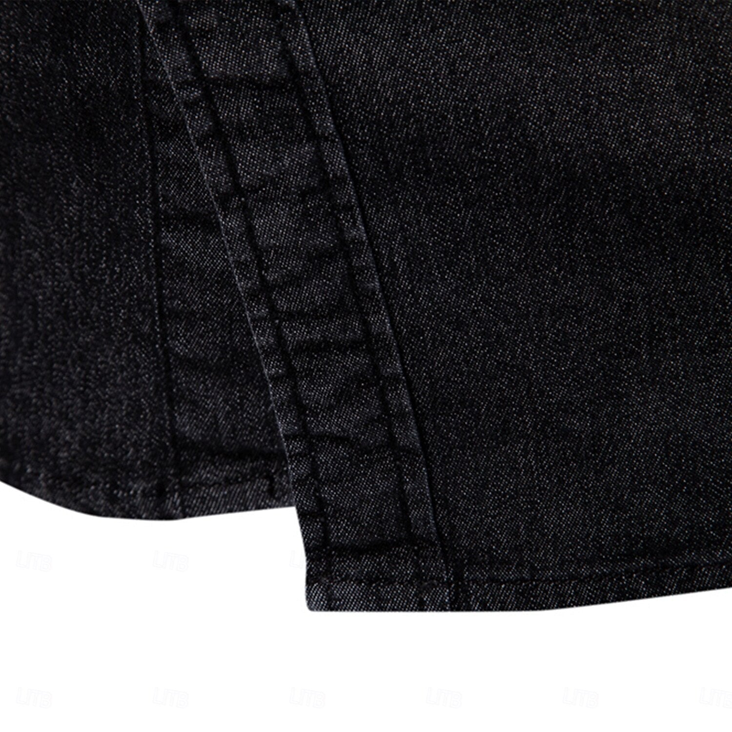 Rowan Men’s Long Sleeve Denim Shirt – Classic Button-Down with Chest Pocket