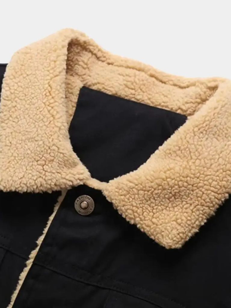 Hawthorne Men’s Fleece Bomber Jacket – Warm Vintage-Inspired Jacket