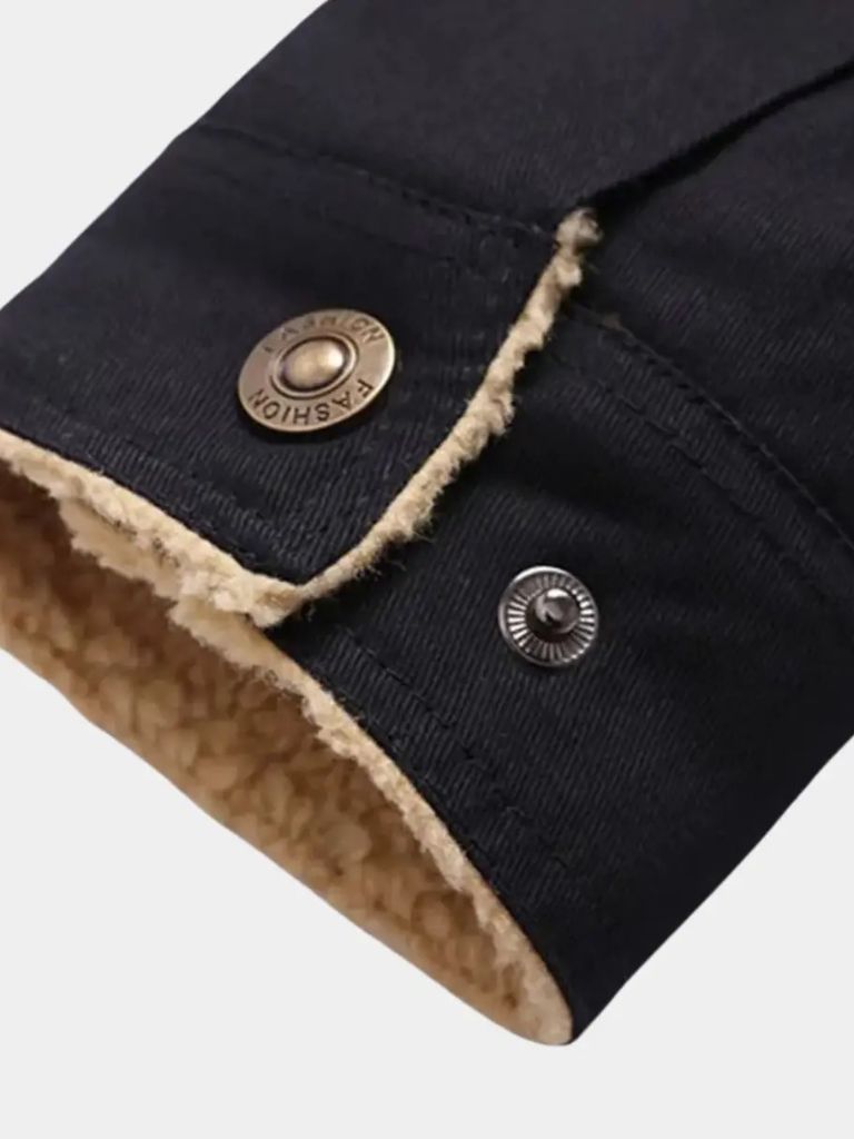 Hawthorne Men’s Fleece Bomber Jacket – Warm Vintage-Inspired Jacket