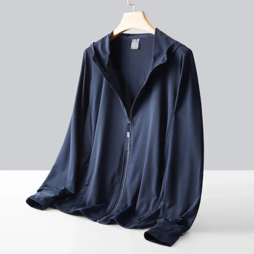 Henry  Sun Protection Lightweight Jacket – Breathable Zip Up UV Shield Layer