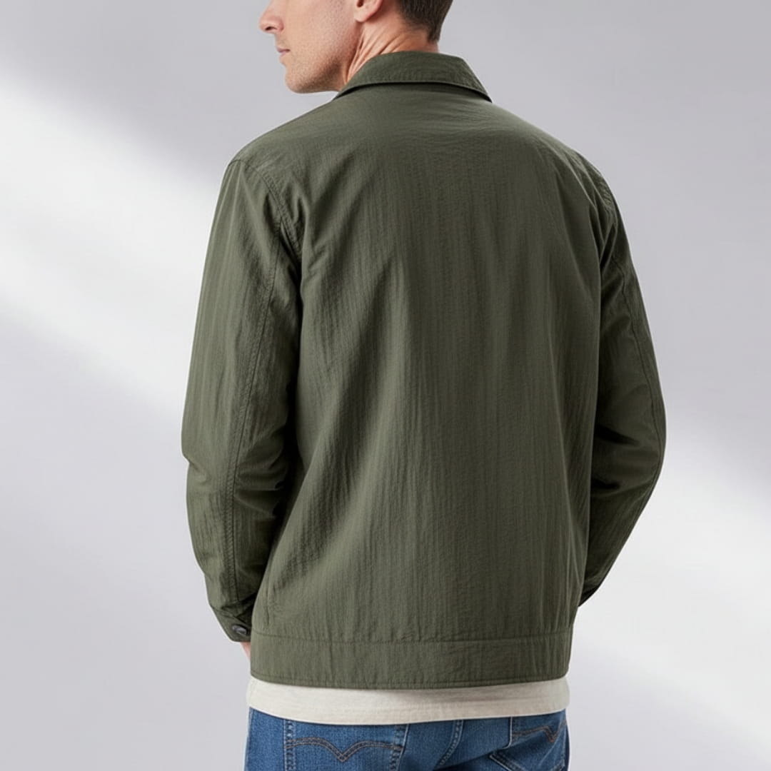 Alaric Windbreaker Lightweight Jacket –Nylon Water Resistant Outerwear