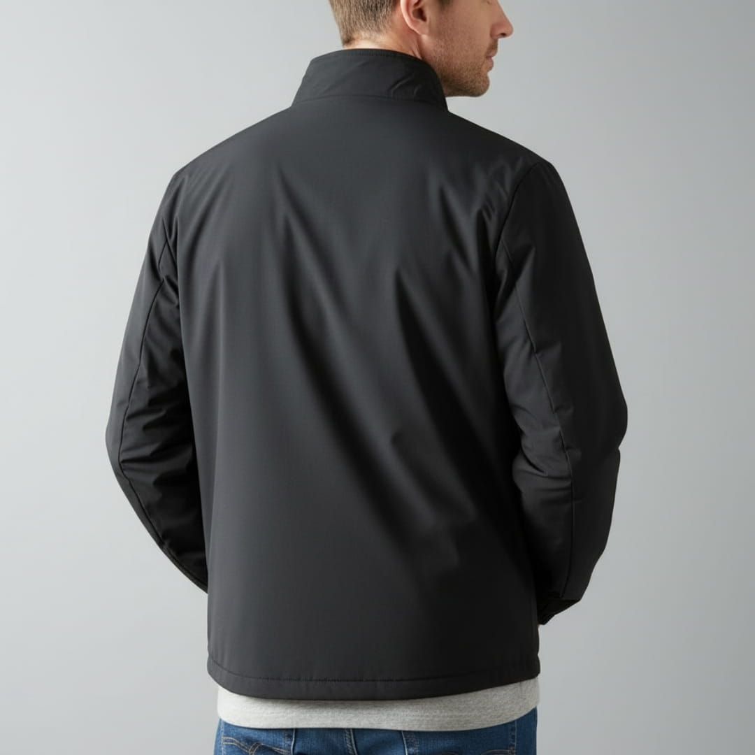 Dorian Lightweight Jacket – High Neck Wind & Water Resistant Outerwear