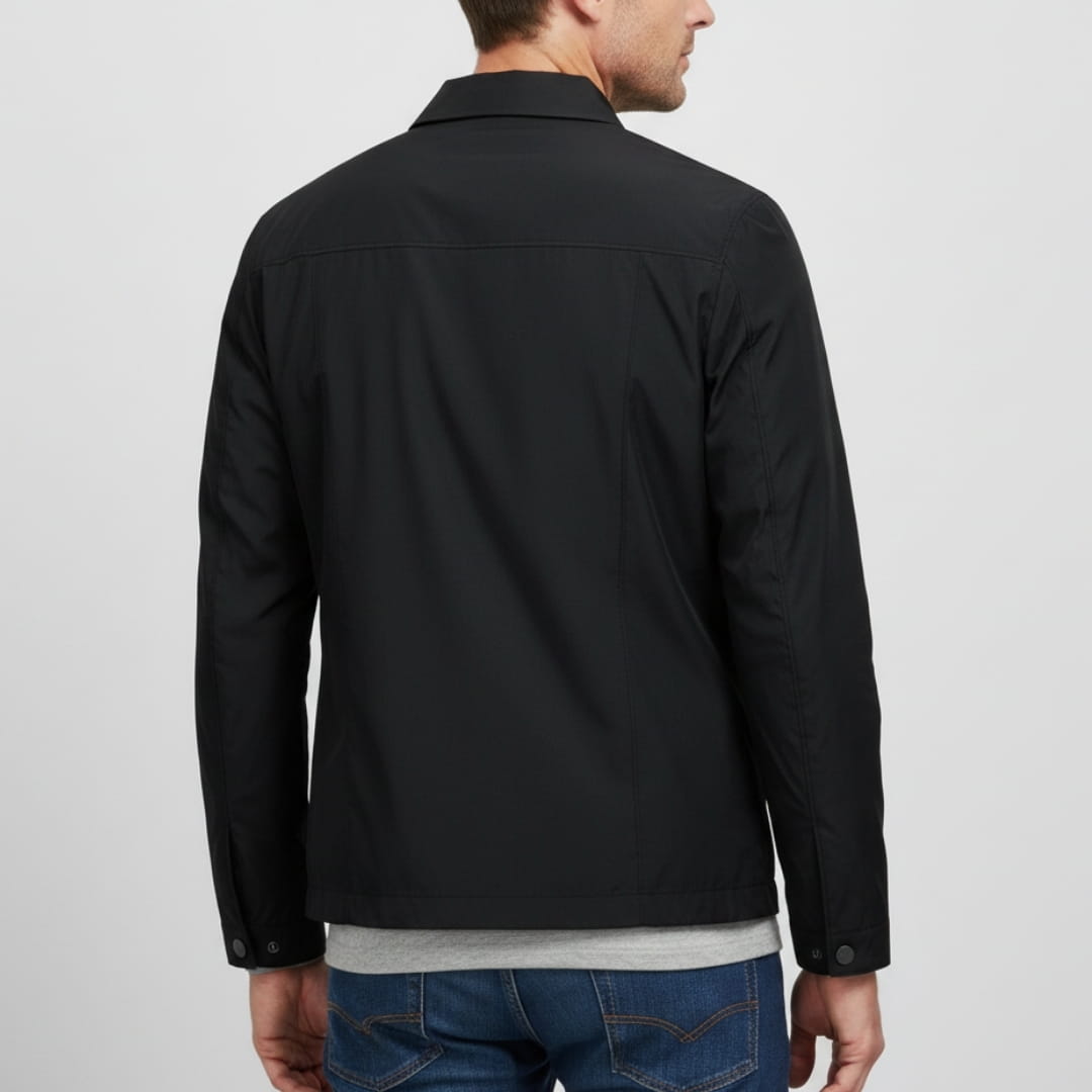 Rowan Lightweight Twill Jacket – Breathable Structured Smart Casual Outerwear