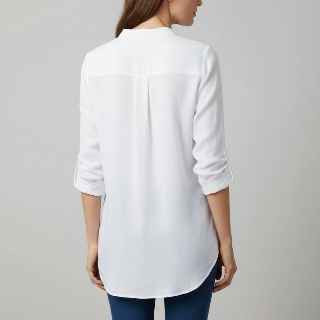 Olivia Women’s Linen Shirt – Lightweight Cotton-Linen Summer Top