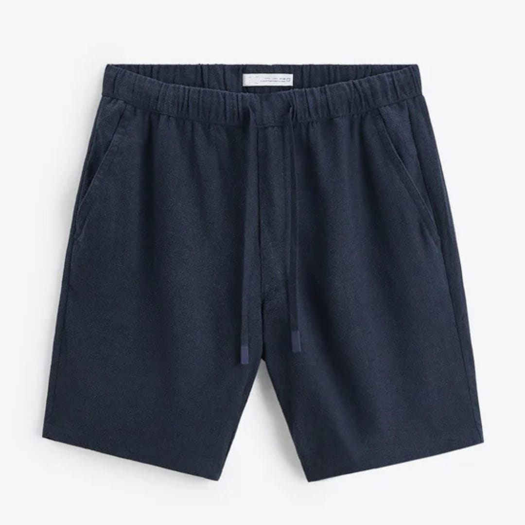 Sandro Men’s Linen Shorts – Lightweight Relaxed Fit for Summer Comfort