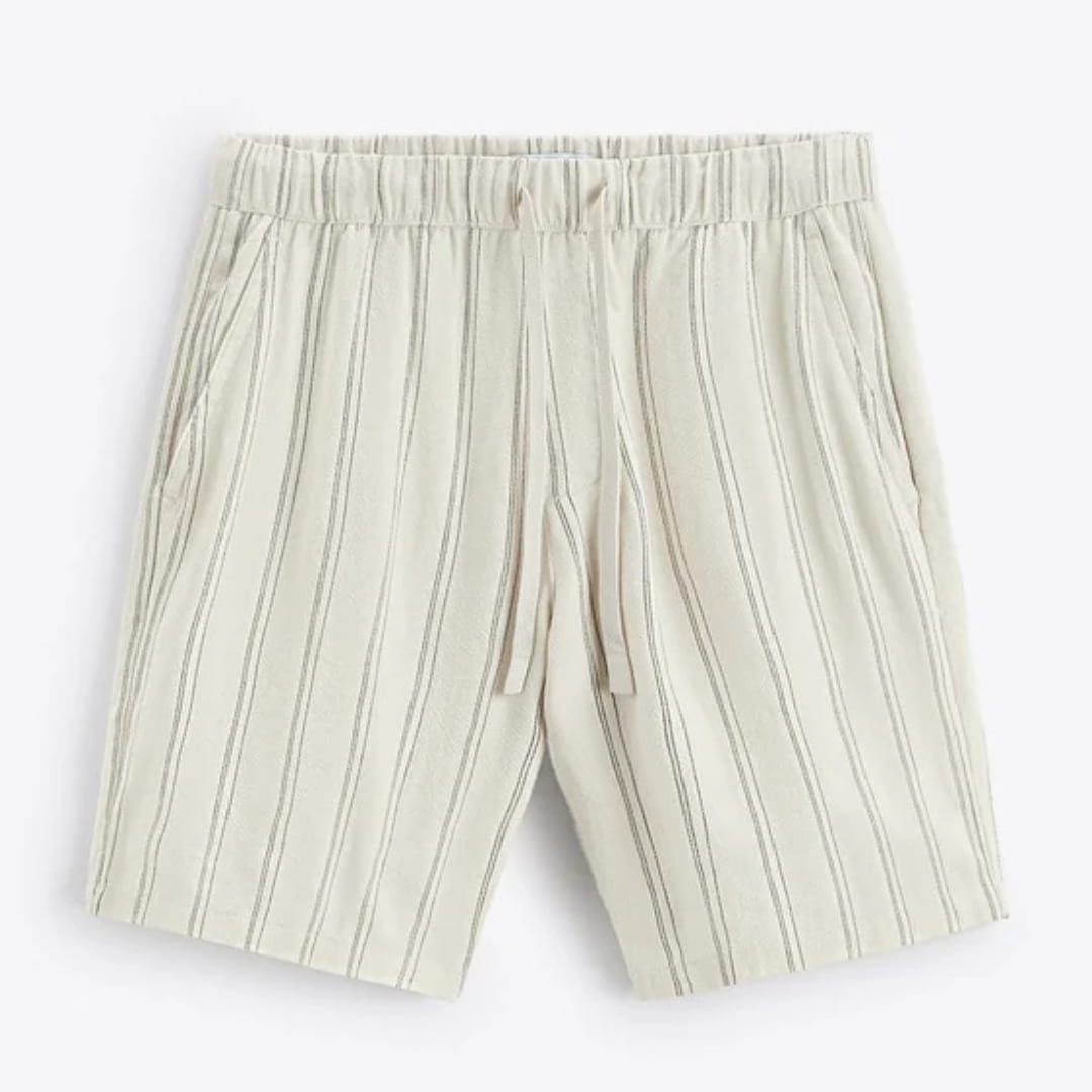 Sandro Men’s Linen Shorts – Lightweight Relaxed Fit for Summer Comfort