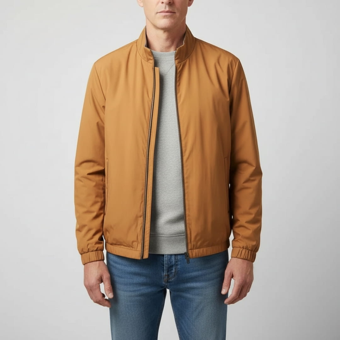 Sebastian Reversible Lightweight Jacket – Water Resistant Fleece Layer Thermal Jacket